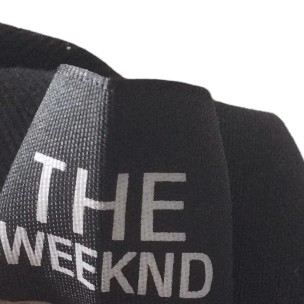 The Weeknd  Black Denim Contrast White Stitch Long Trench Coat